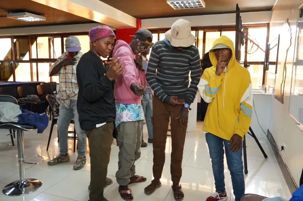 Young people at a Dignity Day